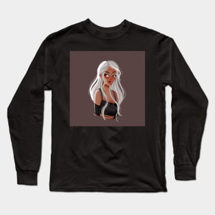 Vampire Girl Long Sleeve T-Shirt